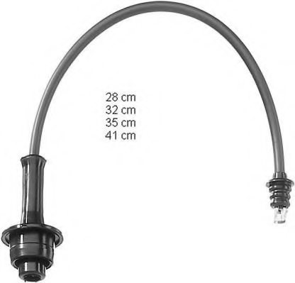 BERU ZEF958 Ignition Cable Kit
